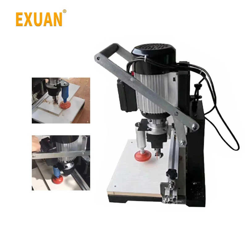 Woodworking Hinge Drill Portable Cutting Machine Three In One CNC Multi-function Semi-automatic Drilling Machine Lathe DIY Tool