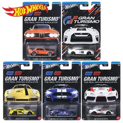 Genuine Hot Wheels Gran Turismo Car The Real Driving Simulator GTR BMW Porsche Toyota GR Supra Vehicle Toys Boys Gift for Fun