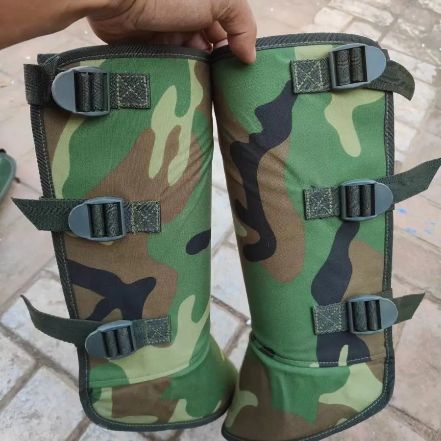 New Stock 99 Camo Jungle Leg Gaiters Anti Mosquito Anti Snake Bite Sticker Buckle for Outdoor Hiking