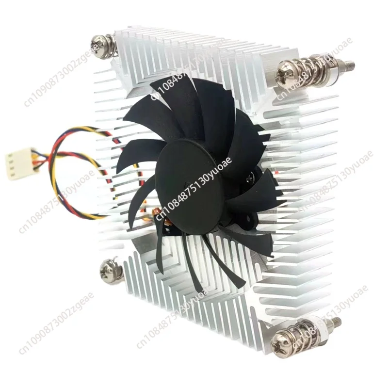all-in-one ultra-thin 1U 20MM industrial computer copper bottom radiator 1151CPU fan HTPC PWM silent