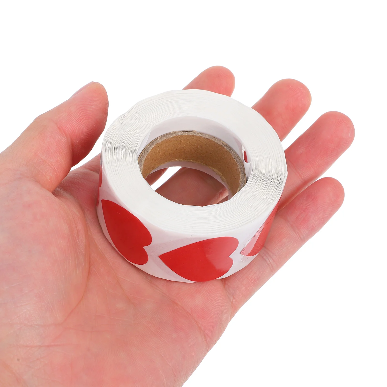 ملصقات على شكل قلب أحمر ملصقات لاصقة مغلف ختم التعبئة والتغليف صناديق التغليف ديكور الحفلات ملصقات قلب الحب