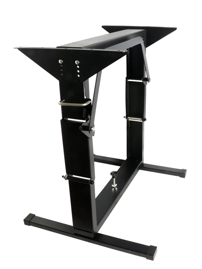 Adjustable RV Table Leg Folding RV Modified Camping Carrying Convenient Iron Foldable Table Frame Table Legs Lifting Legs