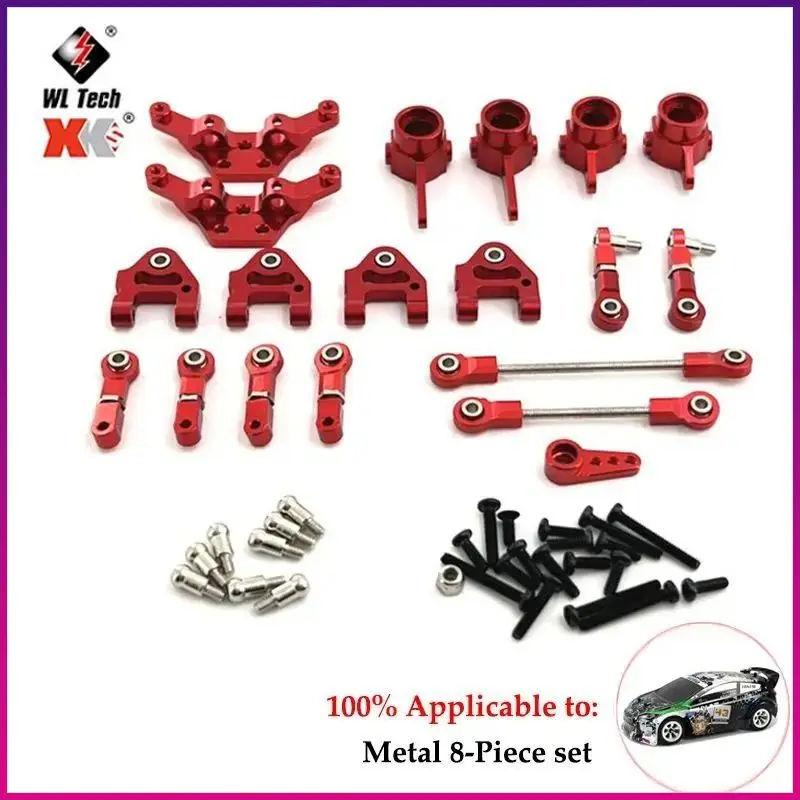 Wltoys K989 284161 284010 284131 K969 1/28 Rc Car Metal PO Parts Set di sei pezzi accessori per auto auto Rc per adulti