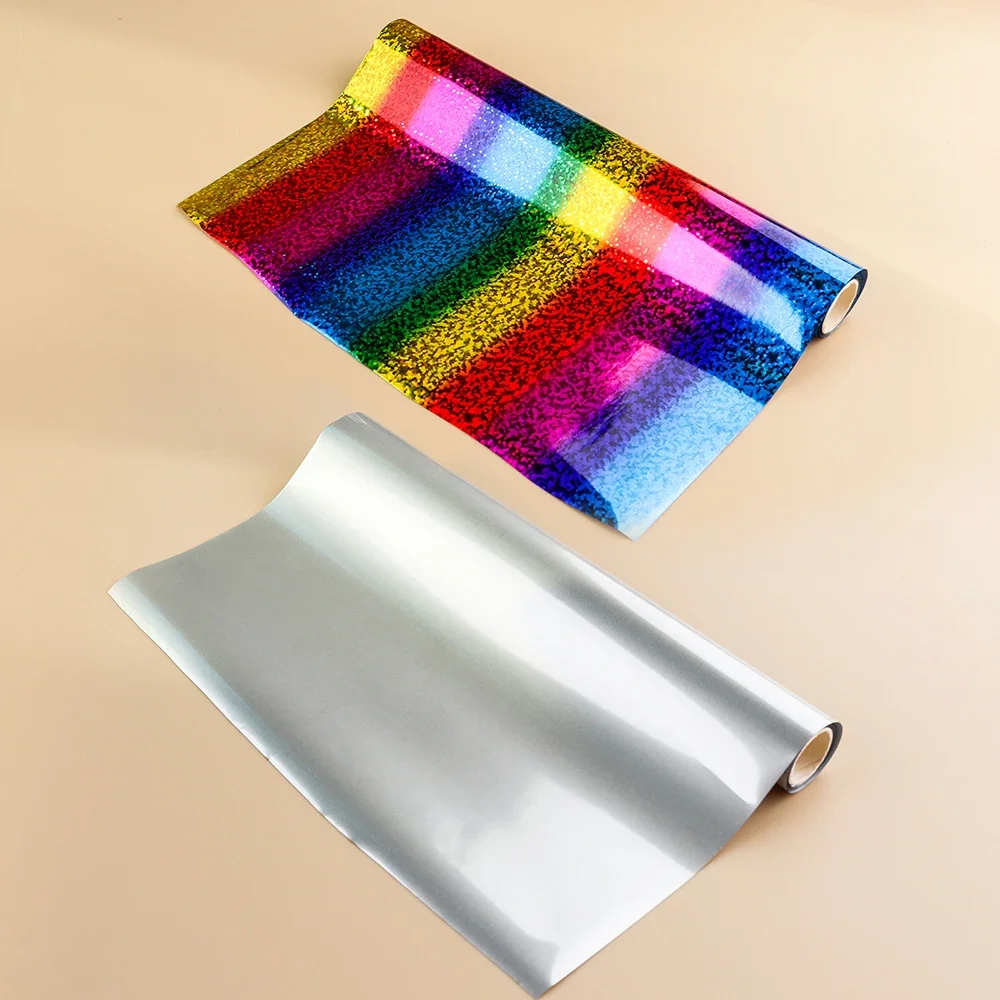 19,3 cm x 5 m neue Toner-Reaktive Folie durch Laserdrucker und Laminierpapier, holografische Wärmeübertragung, Bastelfolien, neues DIY-Werkzeug 2022