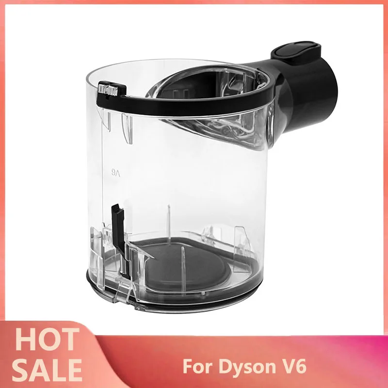 Dust Bucket Trash Bin for Dyson V6 Models Vacuum Cleaner Replacement Parts Collector Vacuum Spare Part Dust Cup Tool Accessories