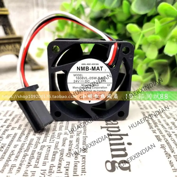 New  1608VL-05W-B49 4020 24VDC 0.07A 4CM    Cooling Fan Assembly Kit