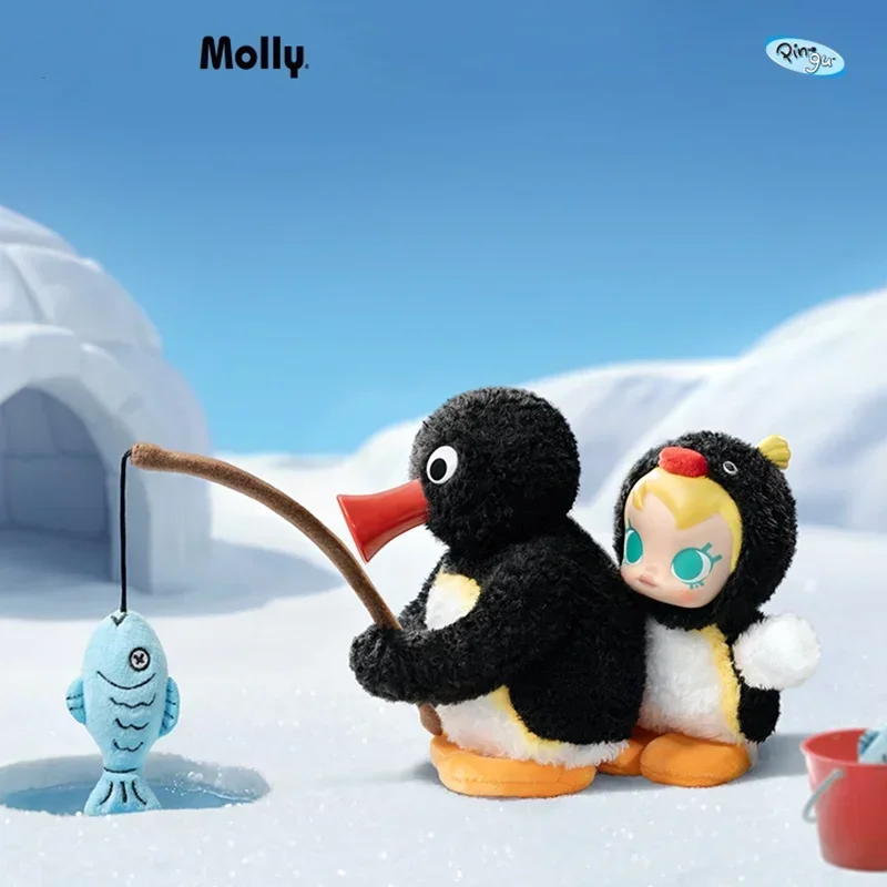 

Original Baby Molly PINGU Happy Fishing Series Vinyl pendant Blind Box Guess Bag Mystery Box Toys Doll Anime Figure Ornaments