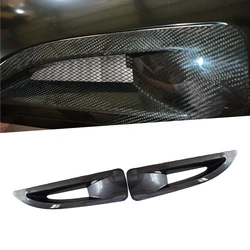 1 Pair Hood Side Vent Cover Trim Black Carbon Fiber Style Fit for Jeep Wrangler JK 2017-2013 2012 2011 2010 2009 2008 2007 ABS