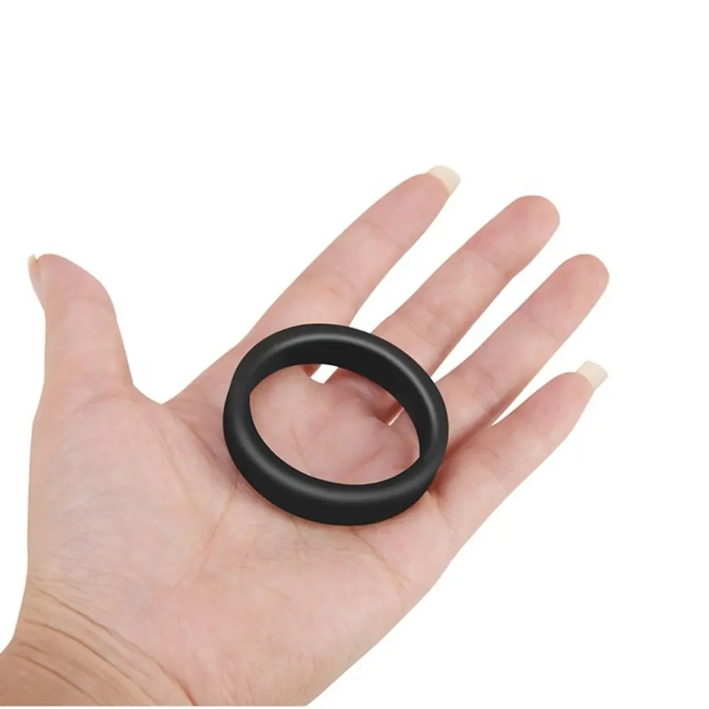 3 Stück langlebige, dicke, flache Gummiringe aus Silikon, Durchmesser 35 mm, Gepäckradring, elastische, flexible Radringe, Gepäckrad – Detail 5