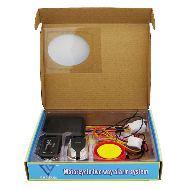

U1JF A Set Motorcycle Two Way Alarm System with Sensitive Vibration LED Display Warning