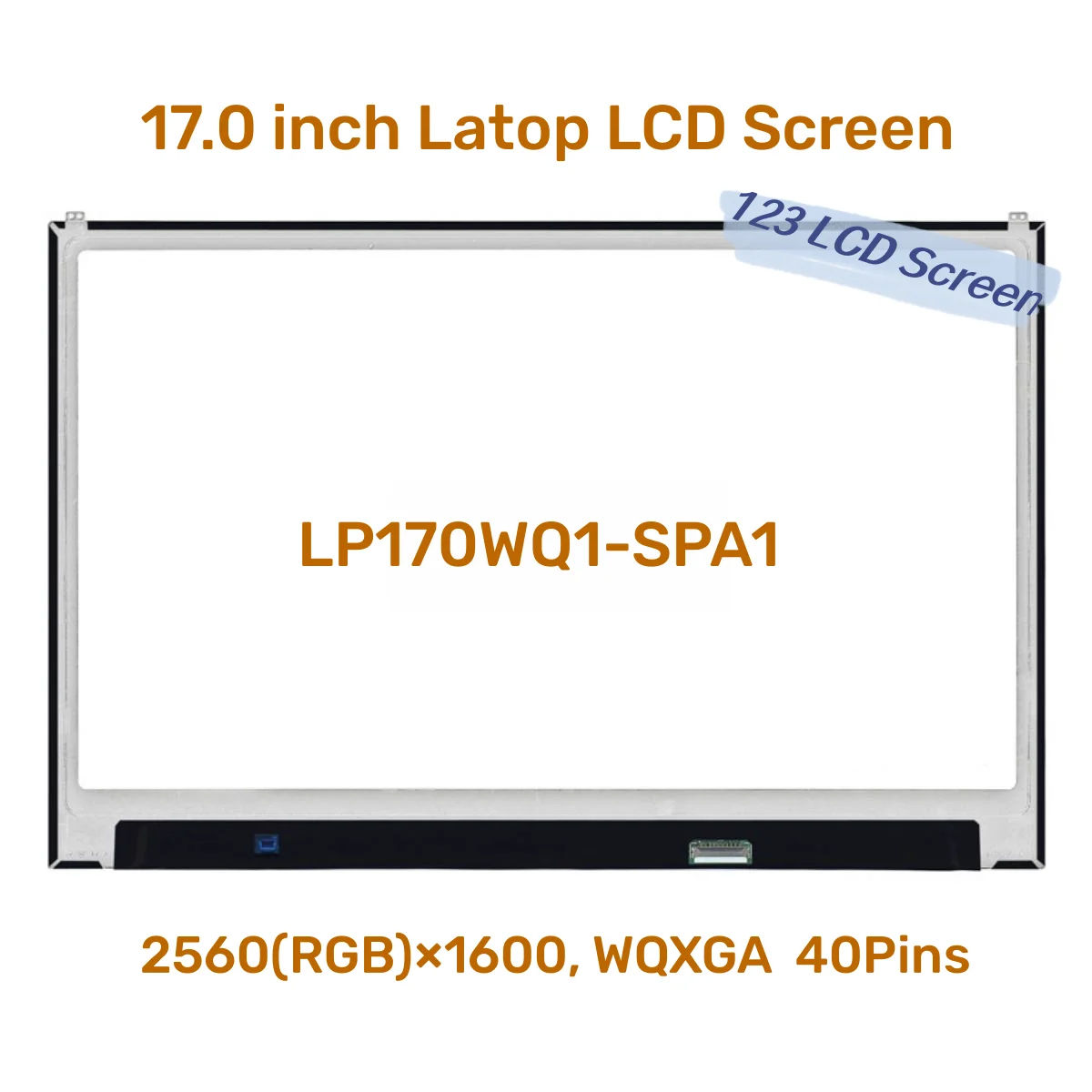 

17.0" inch LP170WQ1-SPA1 LP170WQ1 SPA1 For LG Gram 17Z990 LCD Display Screen Matrix Replacement 2560*1600 LP170WQ1 (SP)(A1)