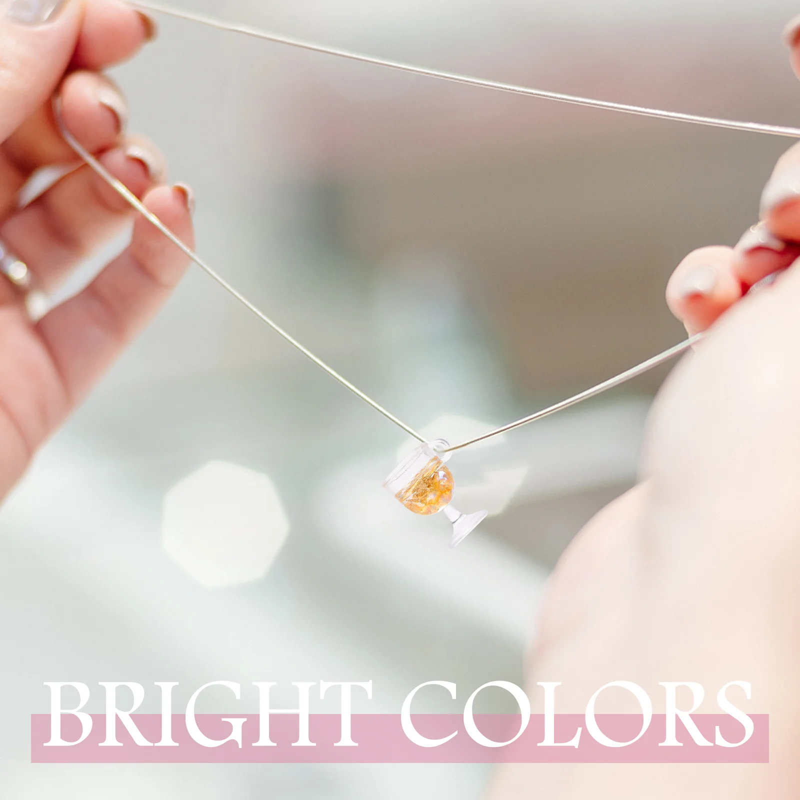 25 قطعة كأس الراتنج الصغيرة دلايات المعلقات التقليد DIY بها بنفسك مجوهرات قلادة أقراط المفاتيح حقيبة يد كأس السحر