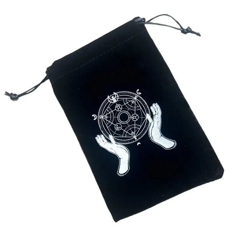 Tarot Card Pouch Tarot Card Case Tarot Deck Holder Jewelry Pouch With Drawstrings Reusable Portable Tarot Bags Bundle Pocket