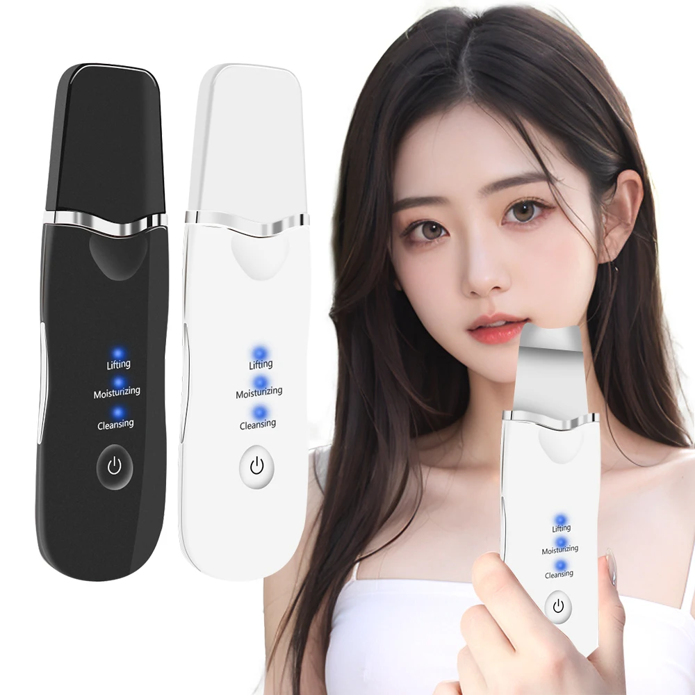 

Ultrasonic Skin Scrubber 24000Hz Vibration Deep Cleansing Blackhead Remover Pore Shrink Skin Lifting Facial Beauty Home Device