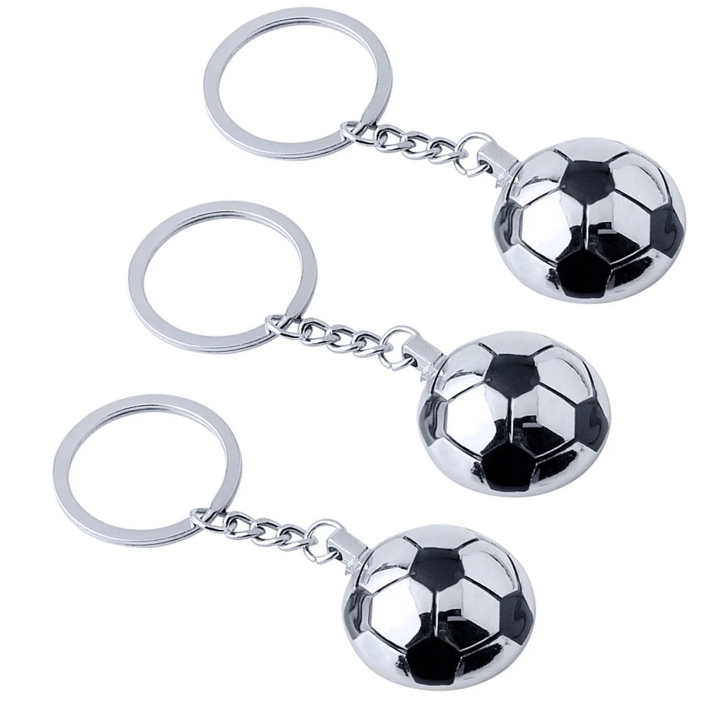 

Football Keychains Ball Puzzle Pendant Lightweight Durable Metal Exquisite Sports Keychains Souvenir
