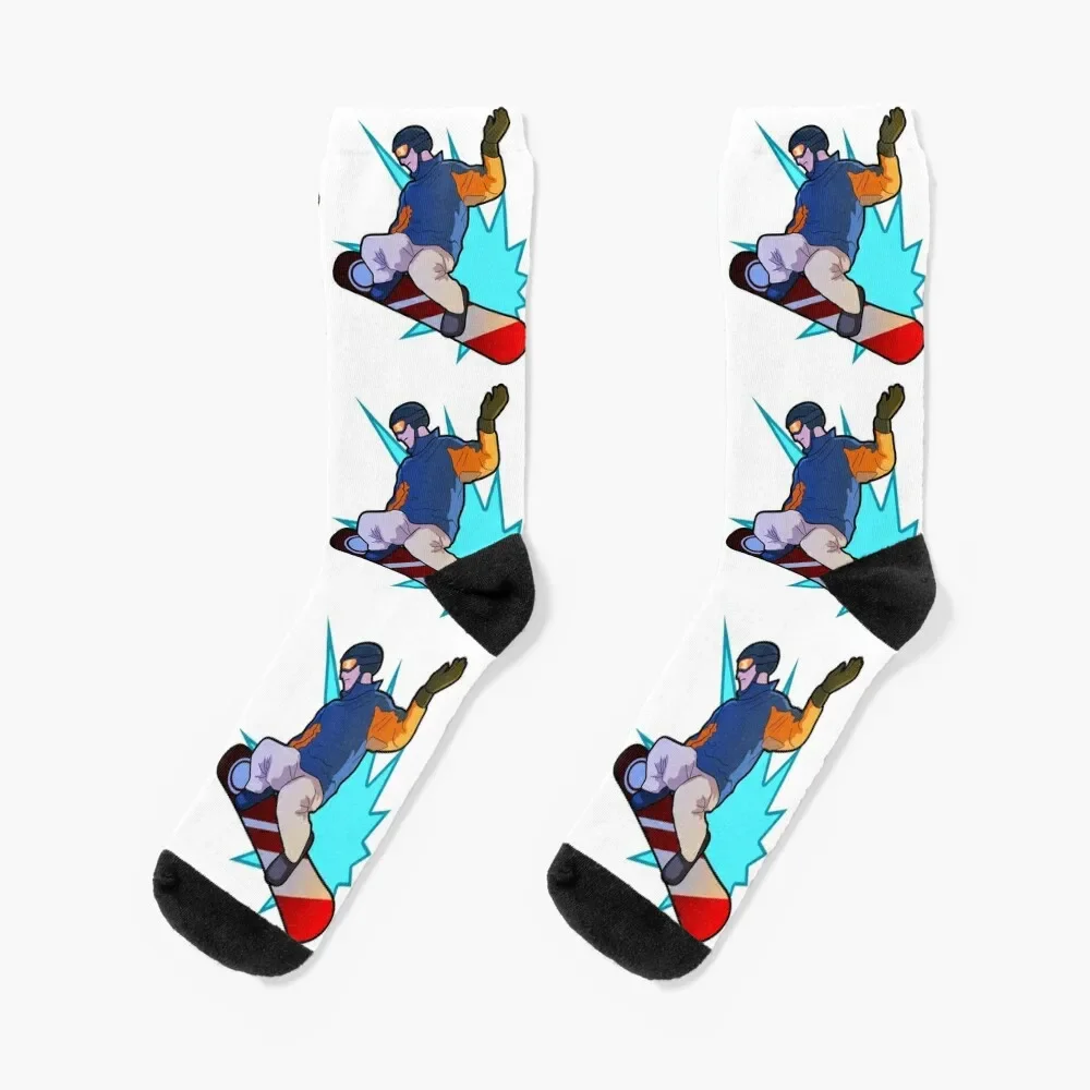 

Snowboarder - Snowboarding - Snowboard - Winter Sports Socks Men's sports stockings hip hop winter Male Socks Women's