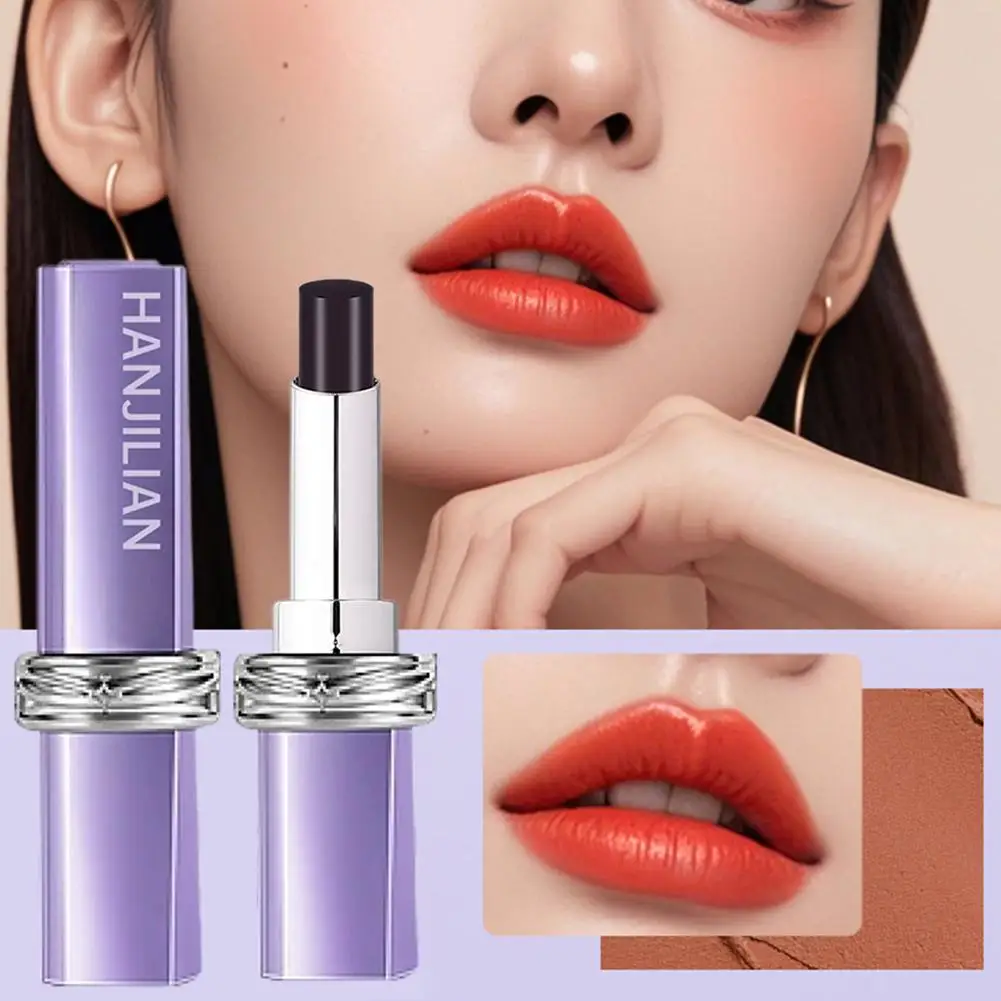 أحمر شفاه متغير اللون ليس من السهل أن يجعل شفاه كلاسيكية كاملة وساحرة ومرطب عميق ومغذي