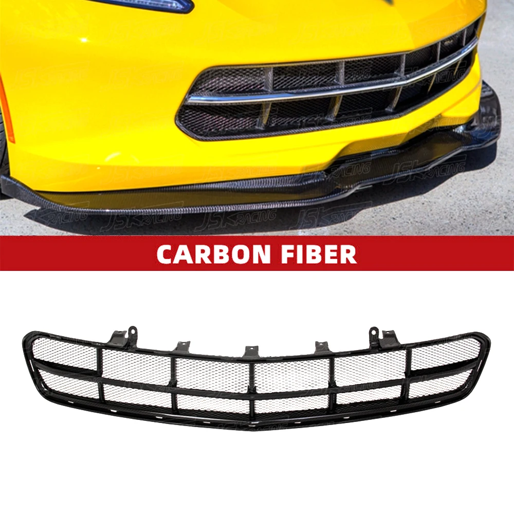 

Carbon Fiber Front Grille For Chevrolet Corvette C7 Stingray 2014-2017