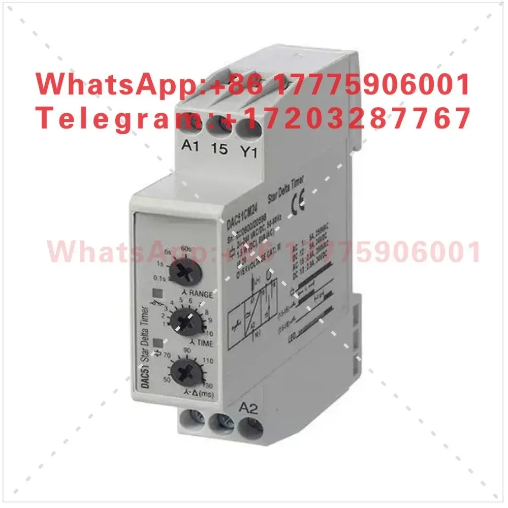 DAC51CM24B001 New Authentic Star Triangle Time Relay CARLOGAVAZZI