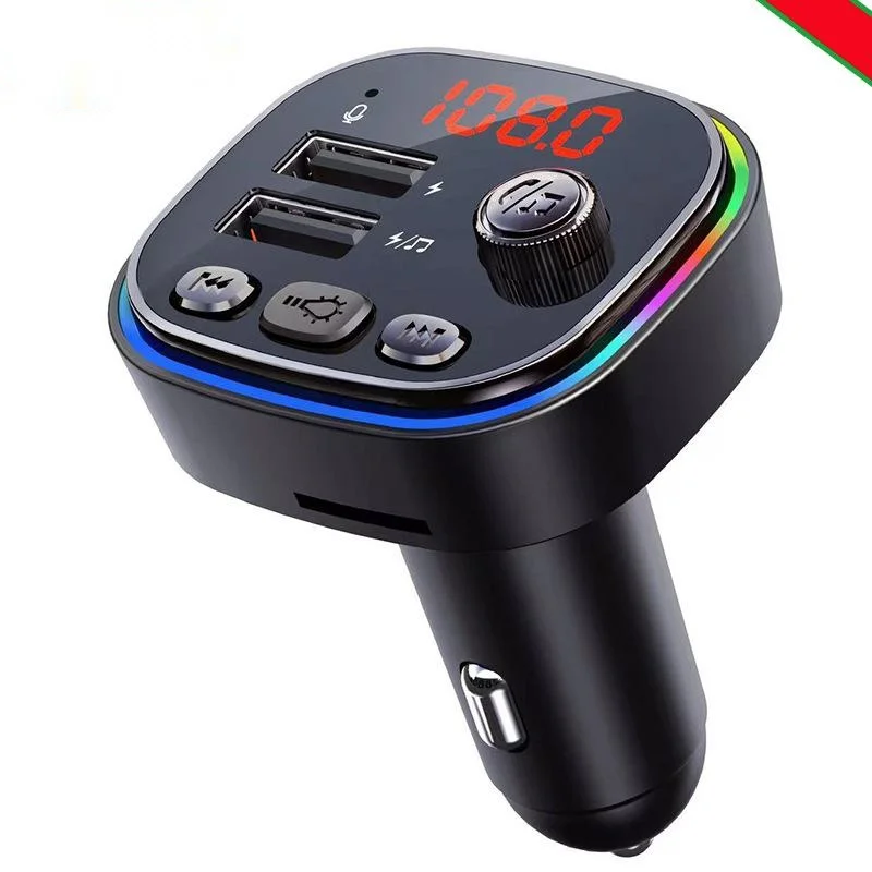 

C20 Car Mp3 Bluetooth Player Support Insert Memory Card U Disk Play Music Lossless Sound Quality Hands-free Call Fm Transmitter