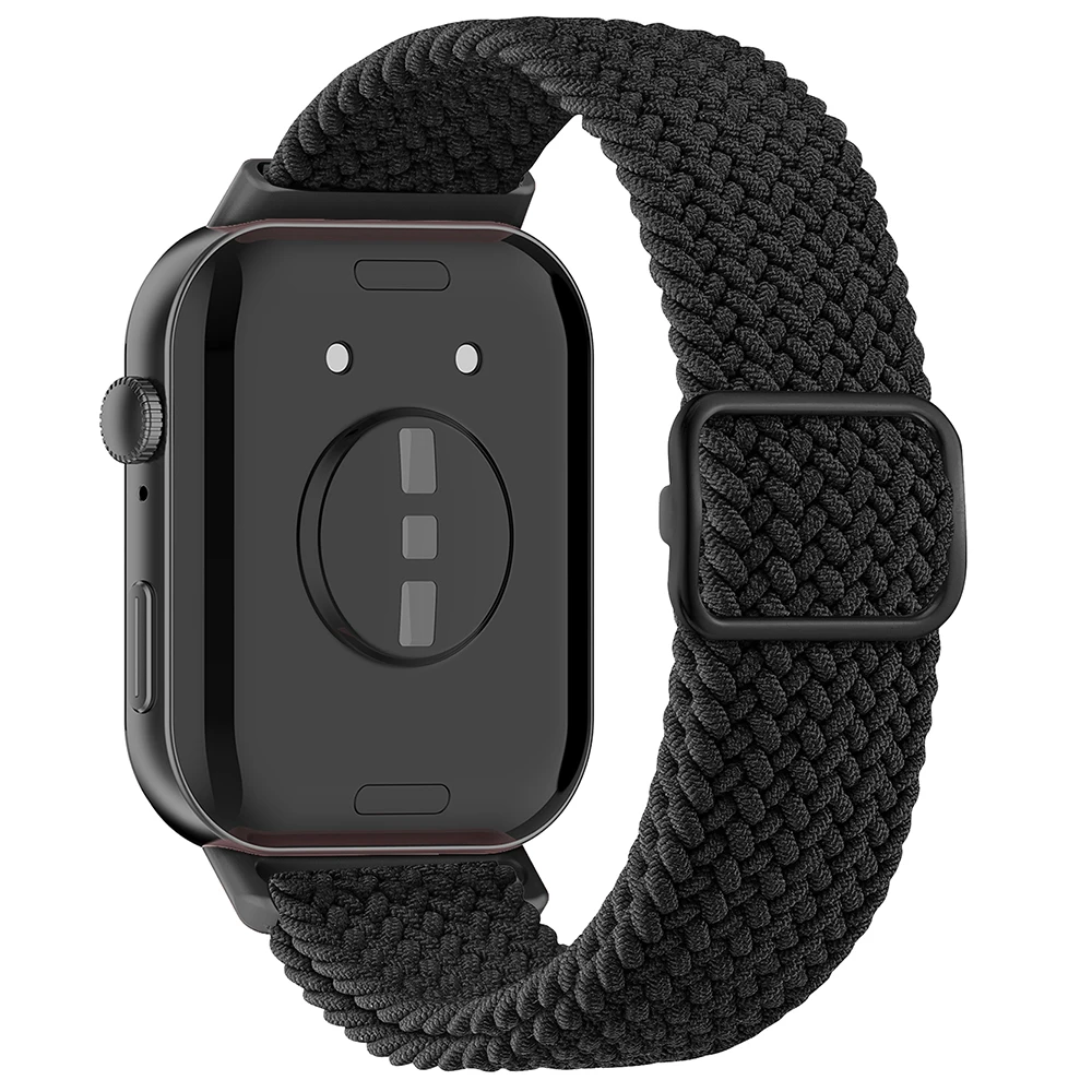 

For Huawei Watch Fit 3 Adjustable Nylon Braided Watch Band Woven Style Wrist Strap - Style A