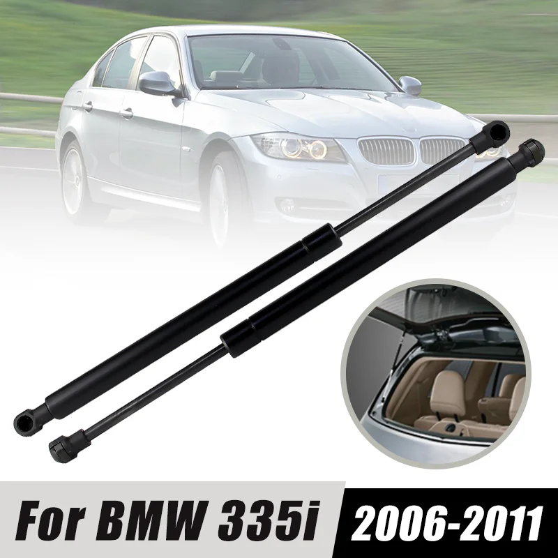 2PCS Rear Tailgate Boot Gas Struts Support For 2006 2007 2008 2009 2010 2011 BMW-E90 335i Base Sedan 4-Door 4D Trunk