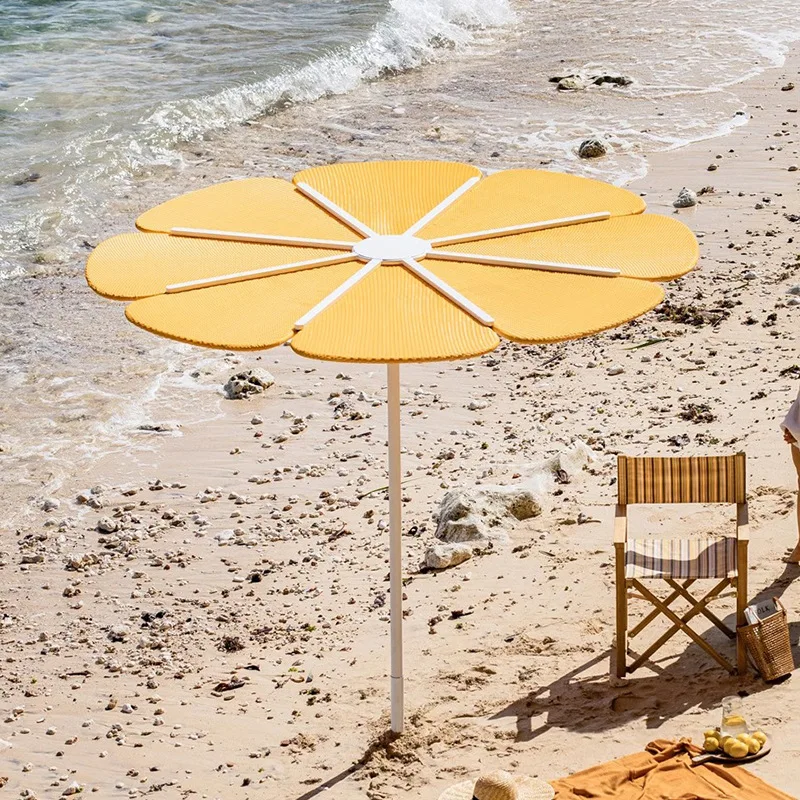 

Outdoor umbrella rattan petals wedding props designer art sun umbrella garden furniture shade outdoor wedding