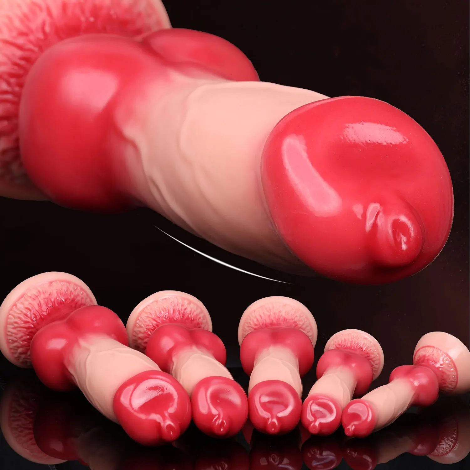Realistic Huge Dog Dildo Penis Anal Plug With Suction Cup Big Dick Butt Plug Prostate Massager Adult Sex Toys for Men Women Cock