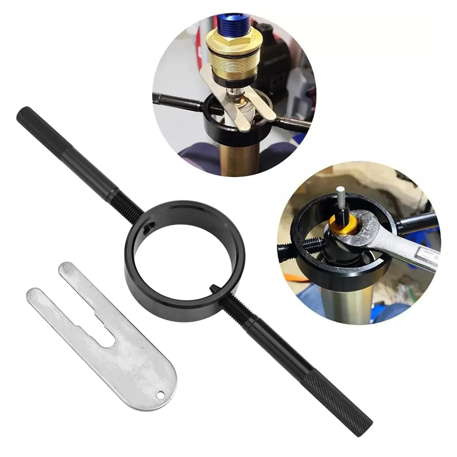 2pcs Steel Compression-Tools For Motorcycle Front Fork Springs Motorcycle Equipments Essential Tool For Maintenance