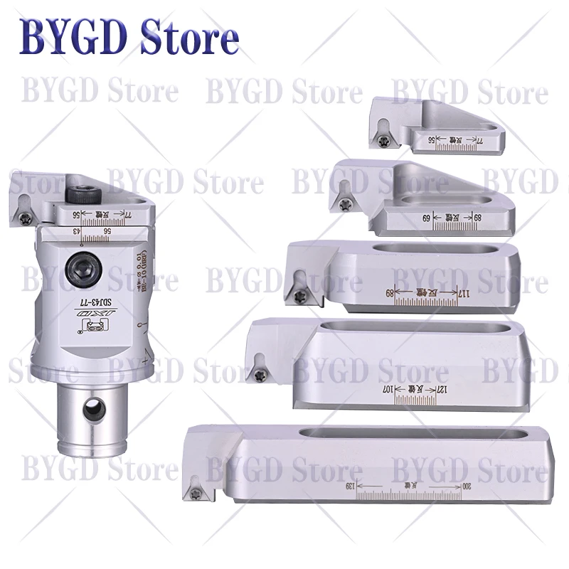 SDJ SDF SDJ20 SDJ25 SDJ32 SDJ40 SJD52 SJD68 SDJ114 Werkzeugkopf, BT40 SK40 HSK LBK Werkzeughalter, EWN RBH TCT Schneidkopf – Detail 2