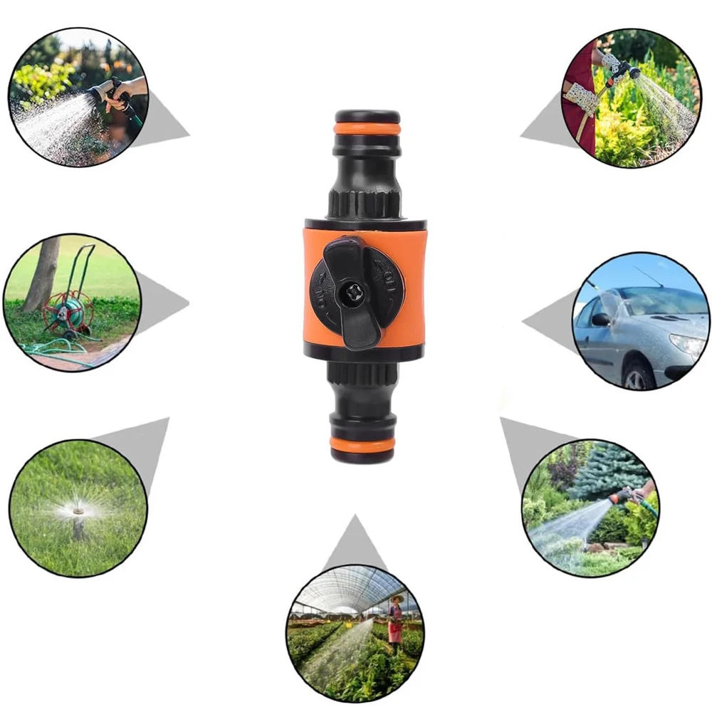 1 шт./2 шт., садовый шланг, кран, запорный клапан, фитинг, соединитель, соединитель для трубы, стопорное соединение для воды, ремонт, соединительная система орошения