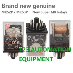 Authentic New Omron MKS2P MKS3P Miniature Power Relay DC12V DC24V AC24V AC110V AC220V Relays