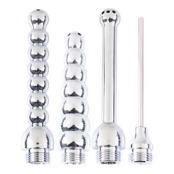 알루미늄 항문 청소 관장약 샤워 비데, 항문 청소 플러그, 결장 와셔