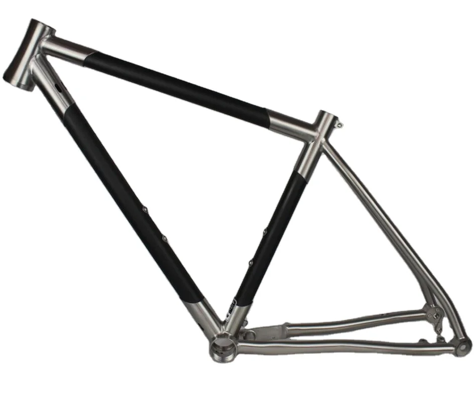 Titanium Road Bike Frame With Carbon Seat Tube