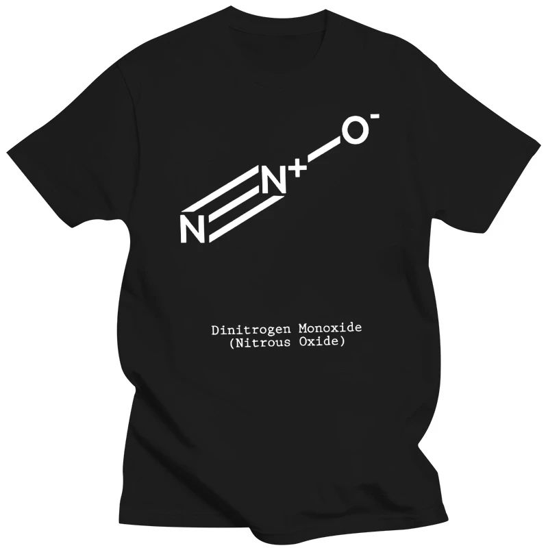 Nitrous Oxide Molecule N2o Shirt Science Nitrous T-Shirt Nitrous Racing Dentist Short Sleeves Summer Fashion T Shirt Cotton