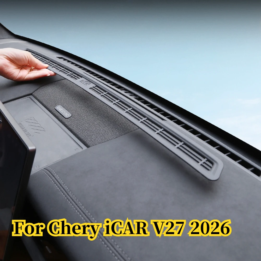 

Для Chery iCAR V27 2026: Защитная сетка для воздуховодов приборной панели, центральной консоли и приборной панели, пылезащитная сетка для кондиционера, аксессуары для интерьера