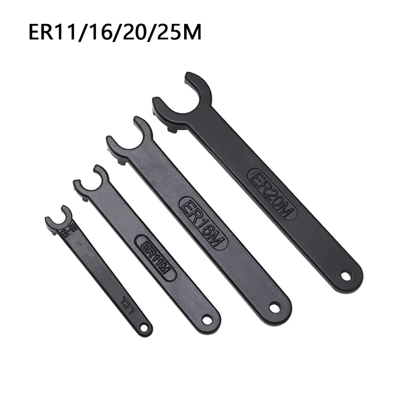 1pc er11 er16 er20 er25 m tipo de alta qualidade er pinça mandril porca chave fresadora cnc torno ferramentas er chave para porcas m