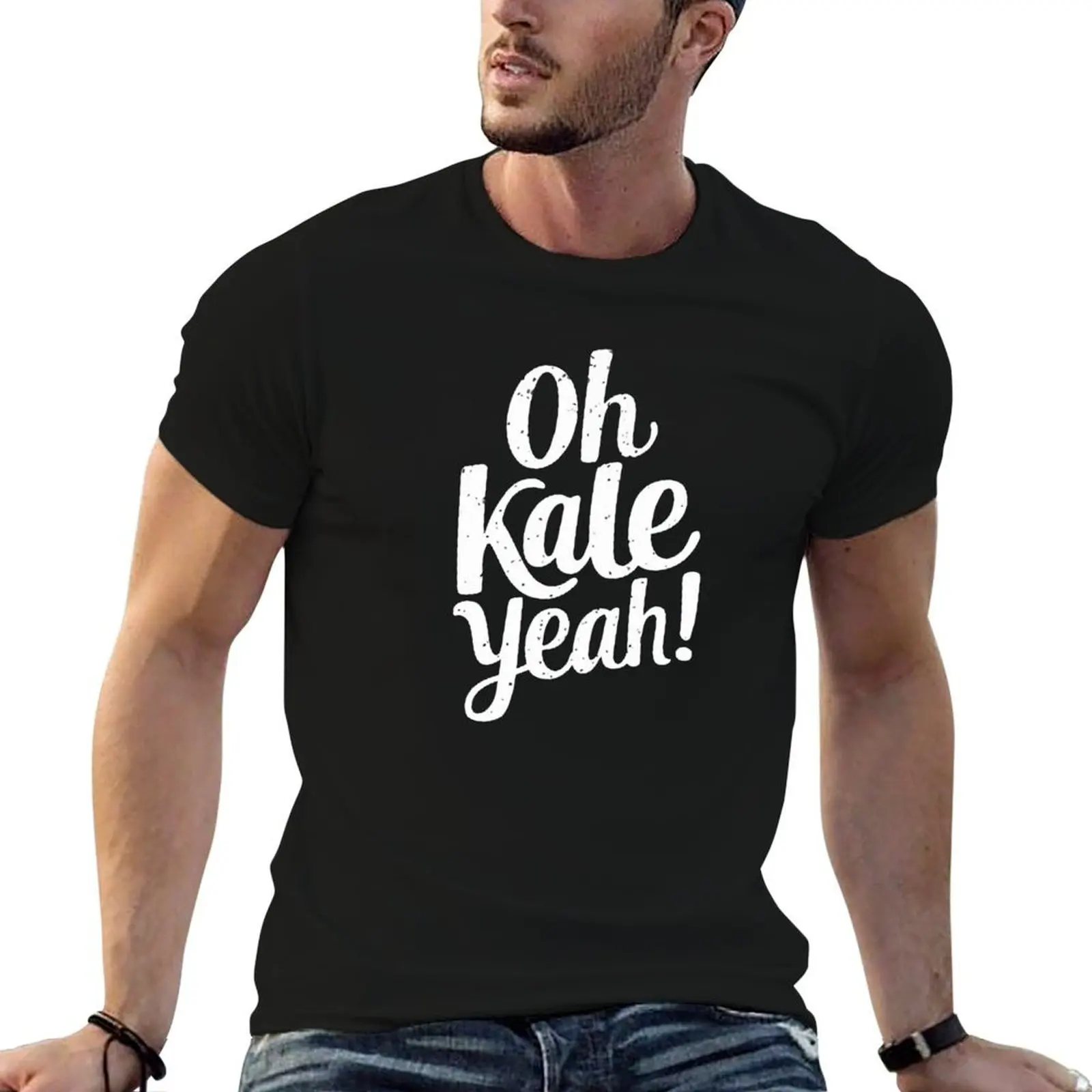 

oh kale yeah T-Shirt t shirts for man cotton funny funny t shirts cotton T-Shirt