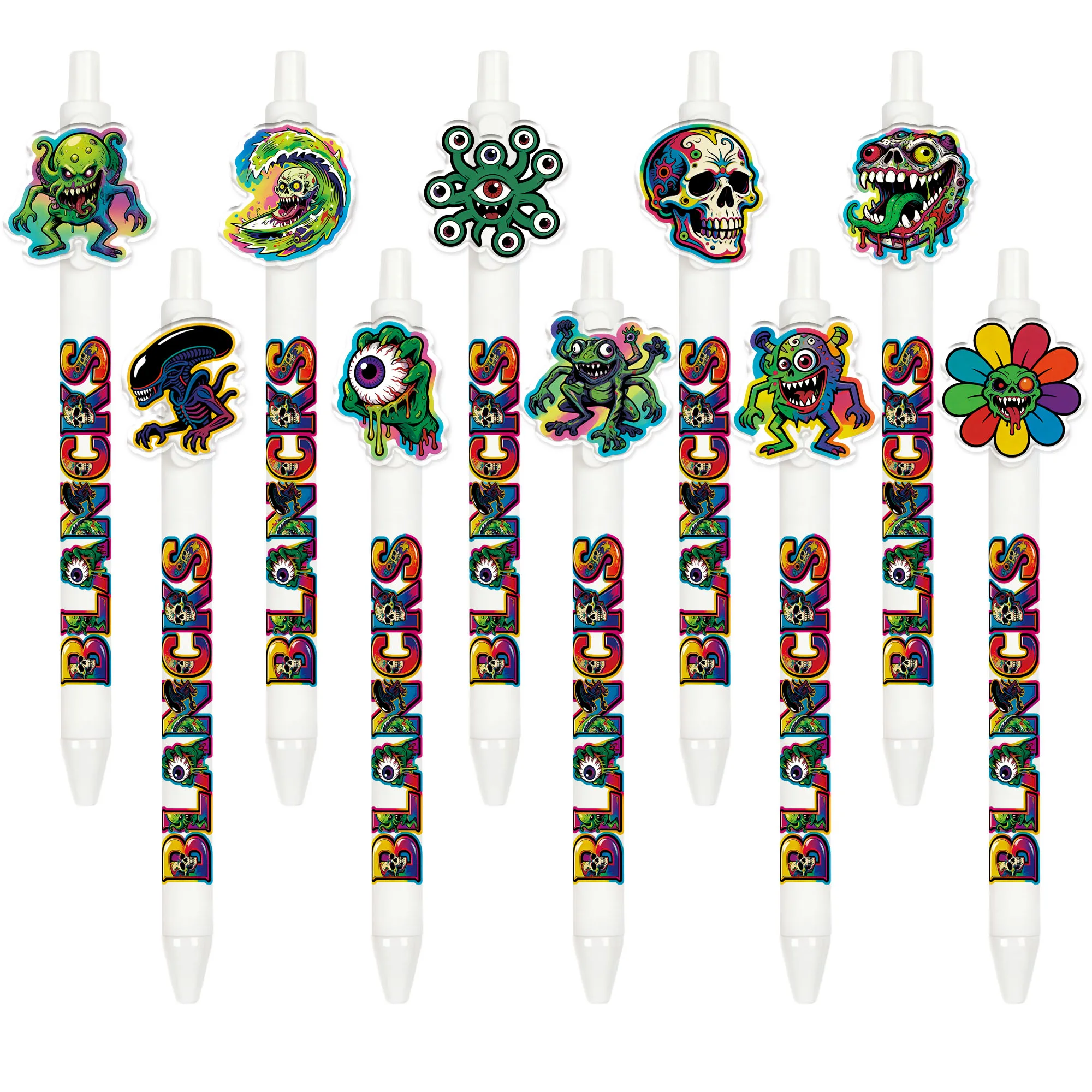 

10/20 штук. Карандаш Monster Element Push-Pull - карандаш с ужасным дизайном для студентов.