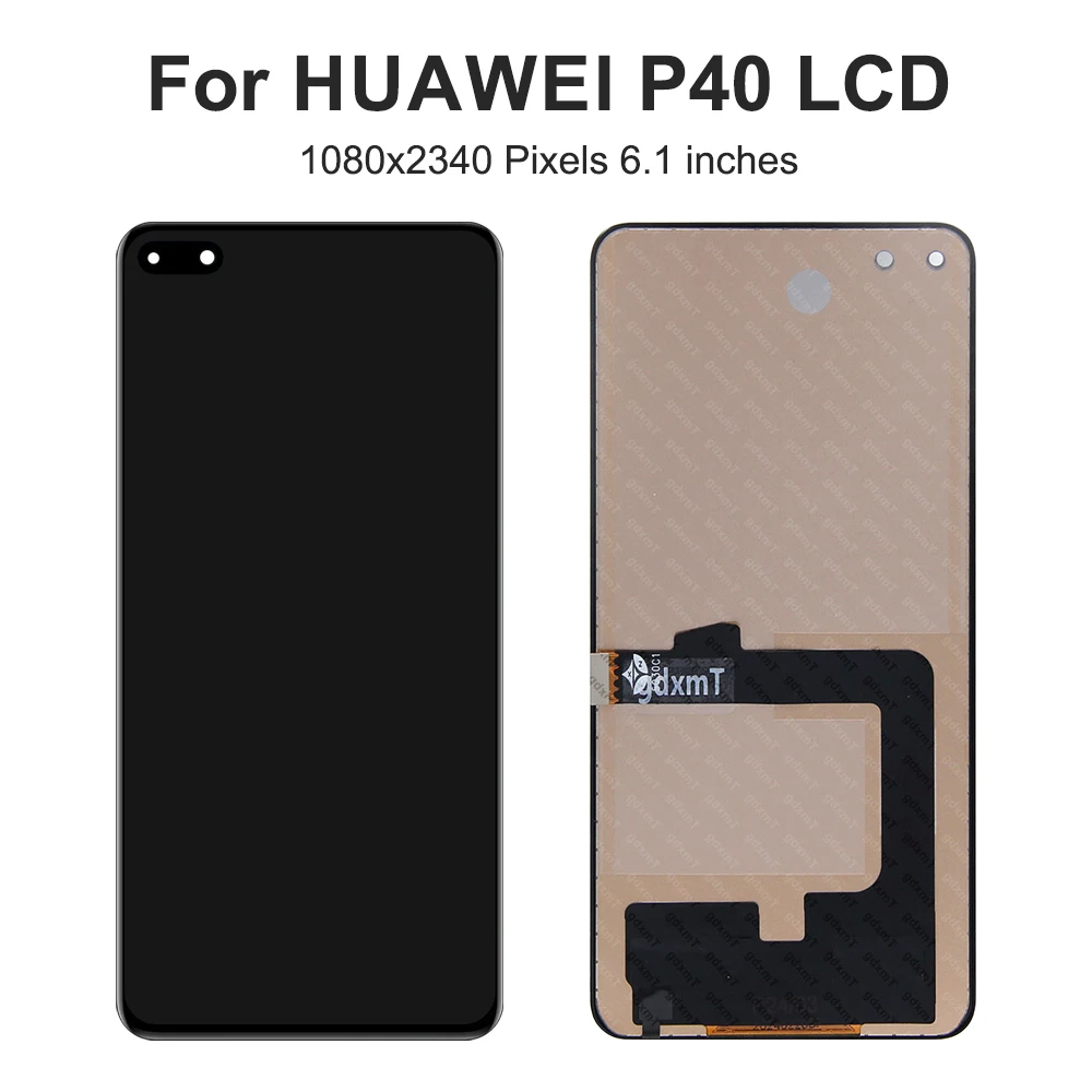 For HUAWEI 6.1\'\'P40 Tested ANA-AN00 ANA-TN00 ANA-NX9 ANA-LX4 LCD Display Touch Screen Digitizer Assembly Replacement