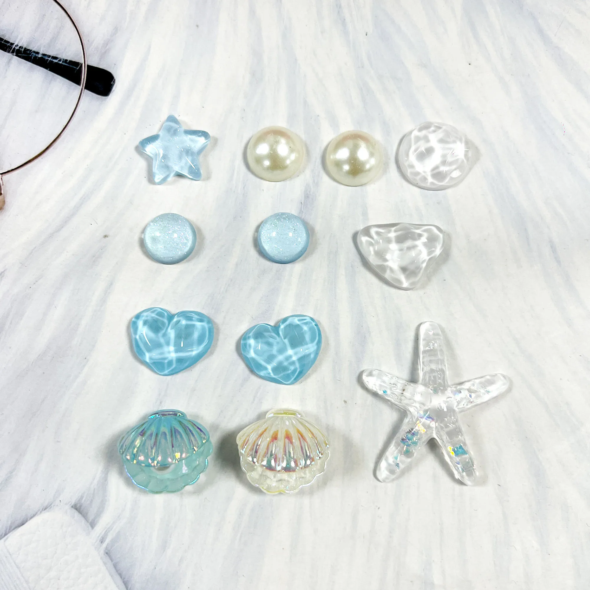 Cute Sea Shell Shoe Charms for Clogs Accessories DIY Silde Sandals Gardens Shoe Decoration Buckles Pins Boys Girls Gifts image 3