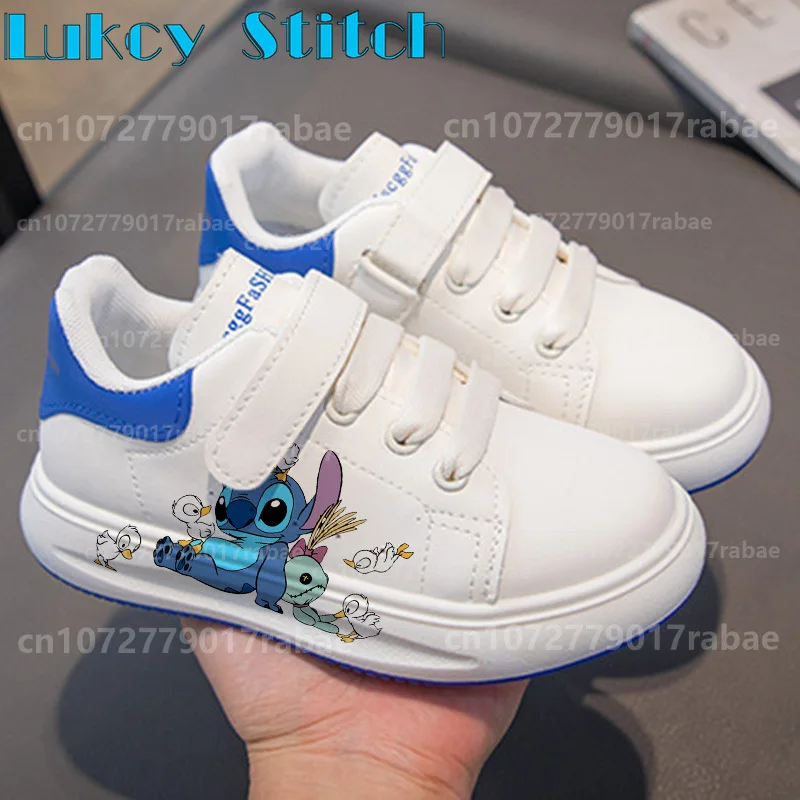 

Детские туфли с милой строчкой для мальчиков и девочек, весенне-осенние студенческие белые туфли, дышащая детская повседневная обувь среднего возраста