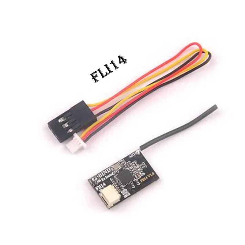 Flysky 2.4G Fli14 / Fli14+ 14CH Micro Receiver OSD RSSI output With PA power amplification for RC Racing Drone