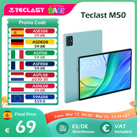 Teclast M50 Android 14 Tablet T606 8-core Max 14GB RAM 128GB ROM 10.1\