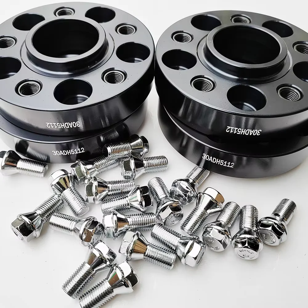 

2pcs Modification Parts 30MM 1.18inches (1.18") 5X112X57.1 Hubcentric with 10pc 14X1.5 short bolts Wheel Spacers For Audi A3 A4