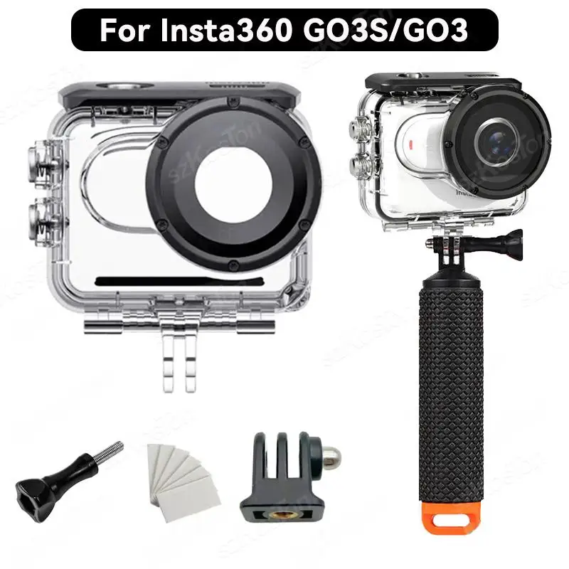 For Insta 360 GO 3S Case Waterproof 60M Housing Diving Protective For Insta360 GO3S GO 3 Camera Underwater Cover Accessories