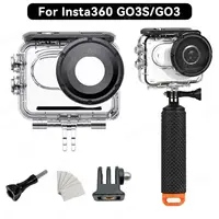 Funda impermeable para Insta 360 GO 3S, carcasa protectora de buceo de 60M para cámara Insta360 GO3S GO 3, accesorios de cubierta subacuática
