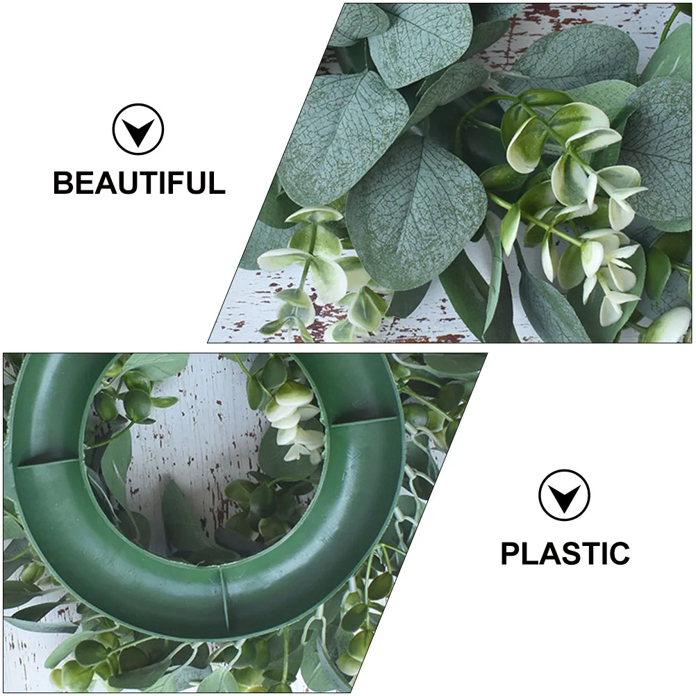 

Wedding Simulated Grass Wreath Summer Wreaths for Front Door Eucalyptus Indoors Green