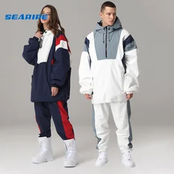 Searipe traje de nieve unisex – Chaqueta y pantalón impermeable cortavientos
