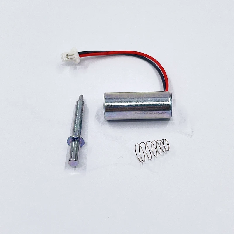 Solénoïde d\'inhalation d\'aspiration cylindrique, petite course d\'électroaimant, verrouillage d\'empreintes digitales, DC 3V, 6V, 9V, 12V, 24V, 8mm,